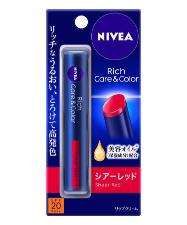 Nivea Rich Care & Color Lip Sheer Red 2g