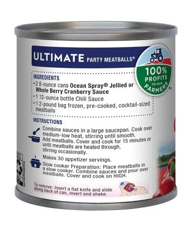 Ocean Spray Jellied Cranberry Sauce 8 oz Mini Cans - Pack of 4 | Delicious Cranberry Spread | Shop Now! - Buy Online on GoSupps.com