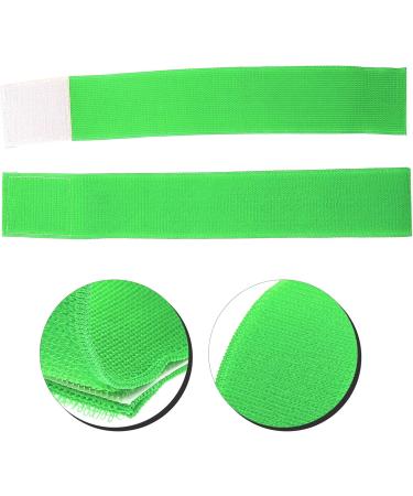 VANZACK Fitness Arm Band - 2pcs Elastic Workout Loop Bands for Legs & Arms | Ideal for Yoga & Gym Training - Green - Buy Online on GoSupps.com