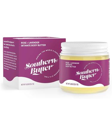 Green Goo Southern Butter Natural Intimate Body Butter - Rose and Lavender - 1.82oz Jar - Buy Online on GoSupps.com