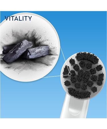 Oral-B Crossaction Vitality 100 Electric Toothbrush - Carbon Brushes Timer Oscillator & Rotary Movement - Perfect Gift Idea in Black & White - Buy Online on GoSupps.com