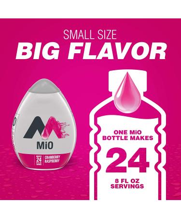 MiO Cranberry Raspberry Liquid Water Enhancer Drink Mix - 1.62 fl oz Bottle - Pack of 1 - Buy Online on GoSupps.com