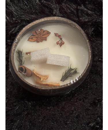 Buy Coconut Shell Candle - Scented Soy Essential Oil Eco-Friendly Wood Wick Natural Coconut Scent - International Shipping - Buy Online on GoSupps.com