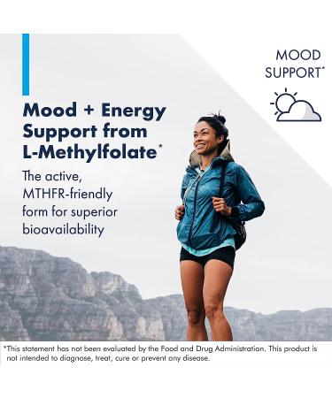 Metabolic Maintenance L-Methylfolate 2.5mg - Gluten & Dairy Free Folate Supplement - Cognitive & Brain Health Support - 90 Capsules - Buy Online on GoSupps.com