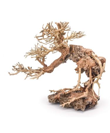 Aquarium Wood Bonsai Tree Decoration Premium Pieces Aquascaping Root Iwagumi Tree L 30x25x20cm - Buy Online on GoSupps.com