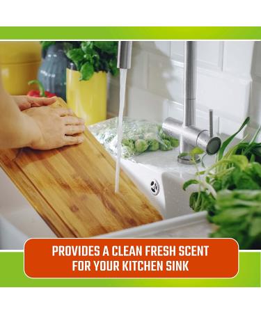 CLR Fresh & Clean Garbage Disposal Cleaning Pods - 5 Weekly Foaming Pods - Fresh Scent - Packaging May Vary - Buy Online on GoSupps.com