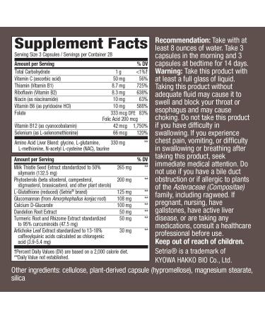 Nature's Way Complete Liver Cleanse - 84 Capsules for Liver Health Support - Buy Online on GoSupps.com
