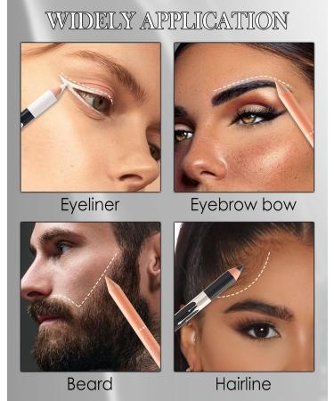  Lestpola 12 Pcs Matte Black Silky Soft Eyeliner Pencil with Sharpener Waterproof Long Lasting Multi-purpose Vegan Intense Eyeliner Intense Black for Women C - Buy Online on GoSupps.com