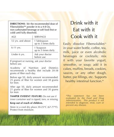 Fibersolubles: Fast-Dissolving Soluble Fiber Supplement - Buy Online on GoSupps.com