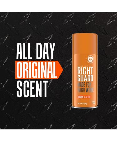 Right Guard Sport Deodorant Spray for Men - Aluminum Free Anti-Stain 24-Hour Odor Control Original Scent 8.5 oz (12 Pack) - International Shipping Available - Buy Online on GoSupps.com