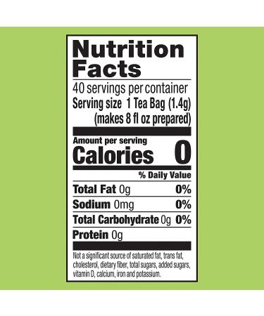 Lipton Decaffeinated Green Tea Bags - 40ct (6 Pack) | Healthy Heart Support for Hot or Iced Tea - Buy Online on GoSupps.com