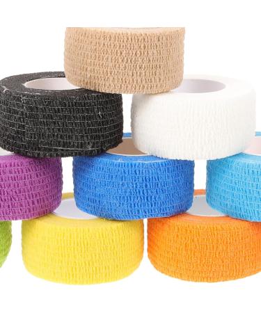 Beavorty 10 Rolls Athletic Tape - Non-Woven Fabric Bandages for Foot Knee & Head Wraps | Sports Pain Relief & Wound Care - Buy Online on GoSupps.com