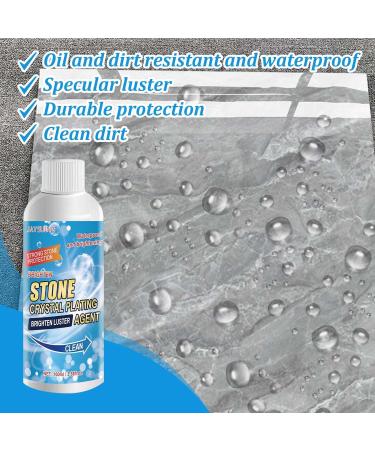 Stone Stain Remover Cleaner Stone Crystal Plating Brighten Luster Agent Clean easy Scrub Effectively Breaks Down And Lifts Even Oil Stains For Marble Quartz Kitchen Cooktops (3) - Buy Online on GoSupps.com