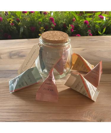 Natural Clay Face Mask Gift Set in a 300ml Glass Jar with Cork Lid - Argiletz Samples - Buy Online on GoSupps.com