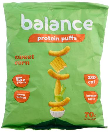 Balance balance protein15 grm puffs sweet mais 10x70gram bakedoven no oil