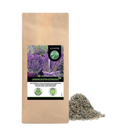 Alpi Investment OOD Lavender flowers dried 250g lavender 100 natural scent intensive gently dried and without additives for tea preparation bags or decoration
