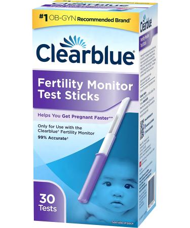 Clearblue Fertility Monitor Test Sticks - 30 Count for Fertility Testing - Buy Online on GoSupps.com