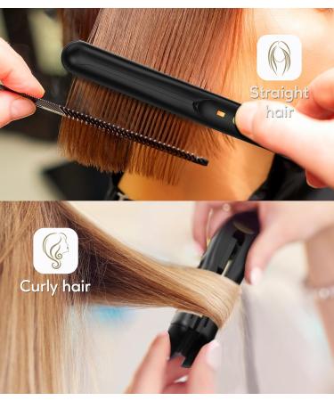 Buy Terviiiix Mini Smooth Iron - Portable Ceramic Hair Smoothing Tool for Short Hair & Pony Compact Size Includes Bag - Perfect for On-the-Go Styling - Buy Online on GoSupps.com