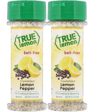 True Lemon Pepper Seasoning (2 pack) Natural Ingredients, No Salt, No Gluten - Buy Online on GoSupps.com