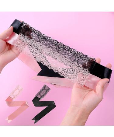 Thinp 2 Pcs Lace Eye Mask - Adjustable See-Through Blindfold for Women | Soft Sleep Mask for Masquerade & Valentine's Day - Buy Online on GoSupps.com