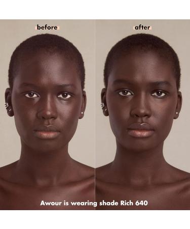 e.l.f. Camo Powder Foundation Rich 640 W - Lightweight Primer-Infused Formula for Long-Lasting Medium-to-Full Coverage - 8g (Pack of 1) - Buy Online on GoSupps.com