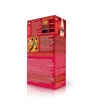 Buy D de la Vega Color Hair Dye Kit - Intense Copper 7.44 (Pack of 2) - Premium International Shipping Available - Buy Online on GoSupps.com