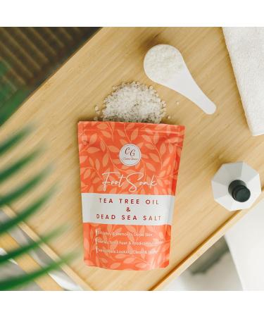 CalmGenix Foot Soak with Tea Tree Oil & Dead Sea Salt | Helps Treat Nail Fungus and Athletes Foot Foot Spa Bath | Foot Moisturiser & Deodorizer Feet Soak | Exfoliating Foot Soak Multipack - Buy Online on GoSupps.com