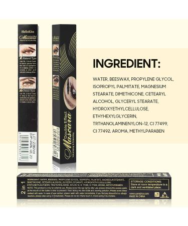 Waterproof Tubing Mascara - Long-Lasting, Smudge-Proof, Curling for Length and Volume - No Flaking, No Clumping - Cruelty Free - Black - Buy Online on GoSupps.com