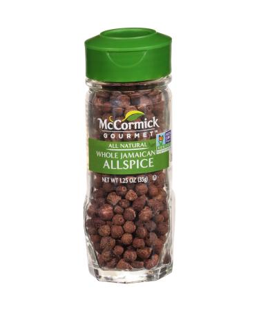 McCormick Gourmet All Natural Whole Jamaican Allspice, 1.25 oz (Pack of 3)