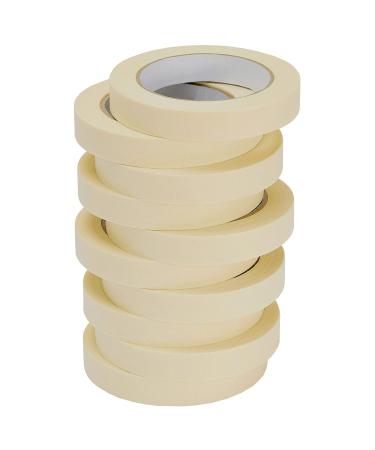 Lichamp Masking Tape 10 Pack General Purpose Beige White Color 0.75 inch x 55 Yards x 10 Rolls (550 Total Yards) for Painting Home Office School Stationery Arts Crafts etc. (3004) - Buy Online on GoSupps.com
