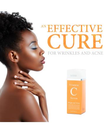 Lansley Natural Vitamin C Serum | Best Organic Korean Anti-Aging Serum for Acne Scars & Wrinkles | 20ml All Skin Types - Buy Online on GoSupps.com