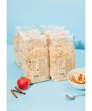 KoRo KoRo - Organic Apple-Cinnamon Porridge 1kg - Vegan - For porridge or overnight oats - Quick & easy to prepare