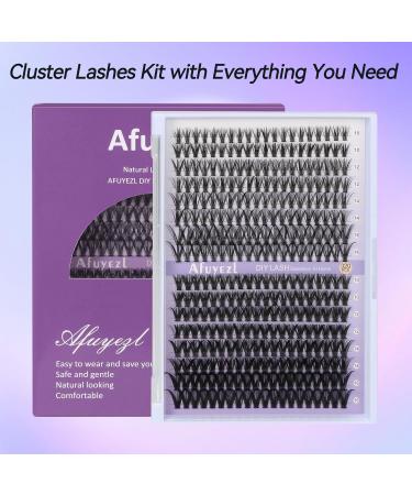 320 PCS Fluffy Lash Clusters - 3D Volume Faux Mink Eyelashes with Invisible Band | 10-16mm Wispy Eyelash Extensions for Easy Application - Buy Online on GoSupps.com