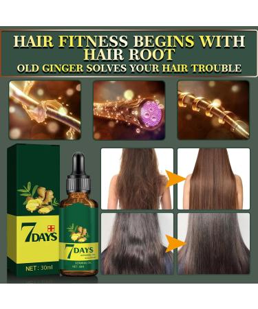 Shantou Yingji 2 Pcs Ginger Hair Growth Oil Ginger Hair Growth Essential Oil Ginger Hair Treatment Oil Hair Growth Solution Hair Strengthening Hair Care 2 Pcs x 30ml Hair3 - Buy Online on GoSupps.com