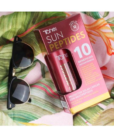 Tahe Botanic Solar Hair Sunscreen with Multi-peptides Coconut Oil Vegetable Keratin and Vitamin E Sun Peptides 100 ml - Buy Online on GoSupps.com