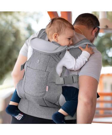 Gagaku Baby Carrier for 0-36 Months | Easy Face-In & Face-Forward Wear | Gray - Comfortable & Versatile for Toddlers - Buy Online on GoSupps.com