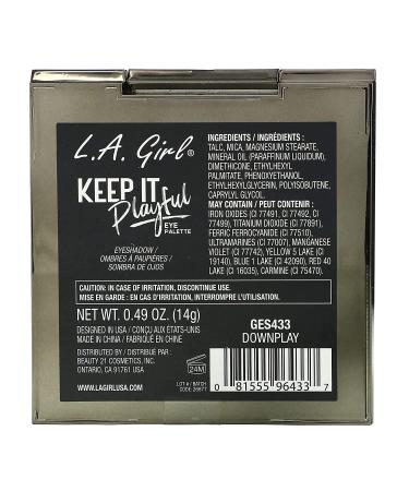 L.A. Girl Keep It Playful Eye Palette - Downplay 0.49 oz | Vibrant Eyeshadow Collection - Buy Online on GoSupps.com