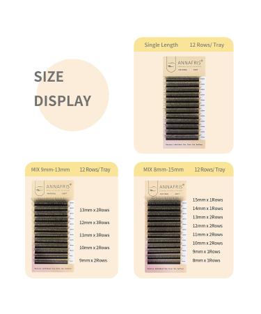 Buy 7D Premade Fan W Shape Eyelash Extensions | 0.07 C Curl | 8-15mm Mix | Professional Self Fanning False Lashes for Makeup - Buy Online on GoSupps.com
