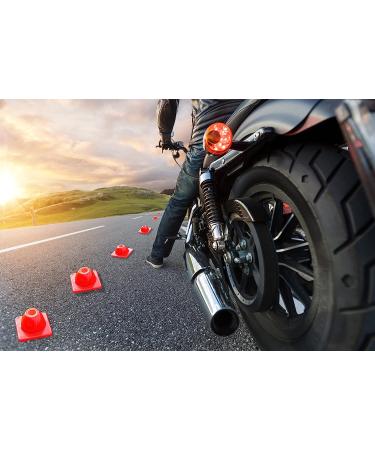 Versatyle 9in/6in/2in Set of 12 Heavy Duty Agility Training Cones | KamelKone Flexible Cones for Sports, Kids, & Traffic | Ideal for Soccer, Bikes, Coaching, Field Marker | Orange - Buy Online on GoSupps.com