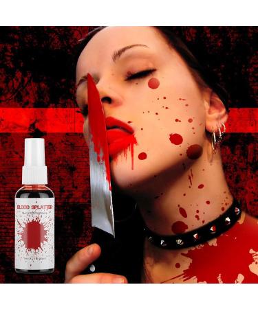 Professional Fake Blood Spray | 2.2oz Blood Splatter Makeup for Halloween Costumes & Zombie SFX - Buy Online on GoSupps.com