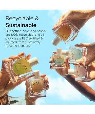 Skylar Capri Summer Eau de Parfum - Hypoallergenic & Clean Perfume for Women & Men Vegan & Safe for Sensitive Skin - Fruity Citrus Perfume Bergamot Neroli & Blood Orange - 10mL /0.33 Fl oz - Buy Online on GoSupps.com