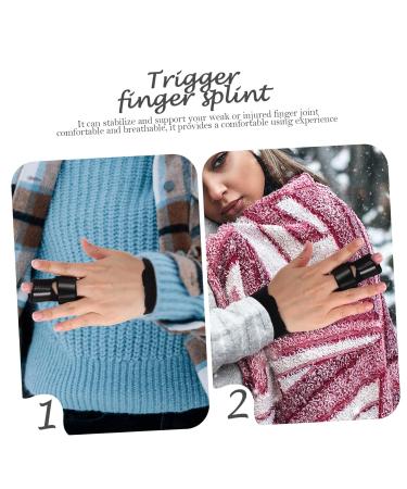 FRCOLOR Finger Splint Thumb Protector | Metacarpal Support & Injured Finger Fixator | Black Aluminum Alloy Guard for Kids - Buy Online on GoSupps.com