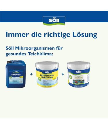 S ll 81430 Biobooster Pond Bacteria - Organic 2.5L for Clear Water Reduces Nitrate in Garden & Swimming Ponds Treats Up to 75 000 Liters - Buy Online on GoSupps.com