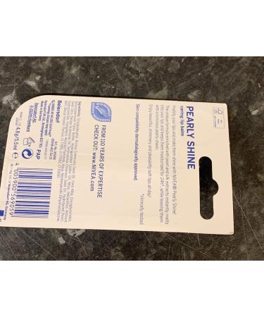 Nivea Lip Balm Care Pearly Shine 4.8g | 3 Pack - Hydrating Pearl & Shine Silk Extract | Best International Shipping - Buy Online on GoSupps.com