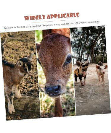 POPETPOP 20 Pcs Goat Pacifier Cow Pacifier Sheep Milk Bottles Pacifier Lamb Feeding Bottle 3X3X6CMx2pcs Redx2pcs - Buy Online on GoSupps.com