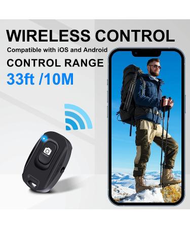 64 Inch Phone Tripod Selfie Stick with Wireless Remote - Perfect for Group Selfies, Live Streaming & Video Recording - Compatible with All Cellphones - Buy Online on GoSupps.com