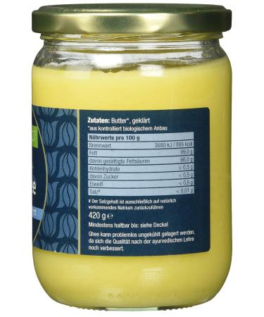 GOVINDA Ayurvedic Organic Ghee - Premium 420g Pack | Buy Organic Ghee Online for Health Benefits - Buy Online on GoSupps.com