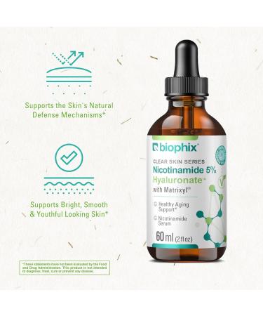 B-3 Nicotinamide Age-Defying Liquid Serum with Hyaluronic Acid & Matrixyl | 2 oz for Healthy Aging & Skin Health - International Shipping Available - Buy Online on GoSupps.com
