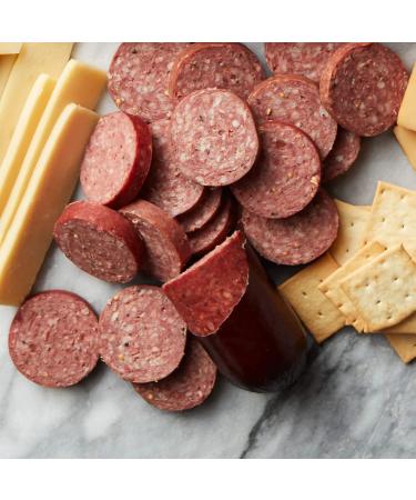 Hickory Farms Beef Summer Sausage & Cheese Gift Box | Gourmet Food Basket for Any Occasion - Buy Online on GoSupps.com
