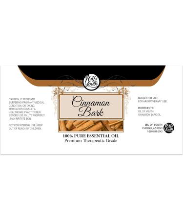 Buy Oil of Youth Cinnamon Bark Essential Oil 8oz - Premium Bulk Cinnamon Bark Oil for Skincare & Wellness - Buy Online on GoSupps.com